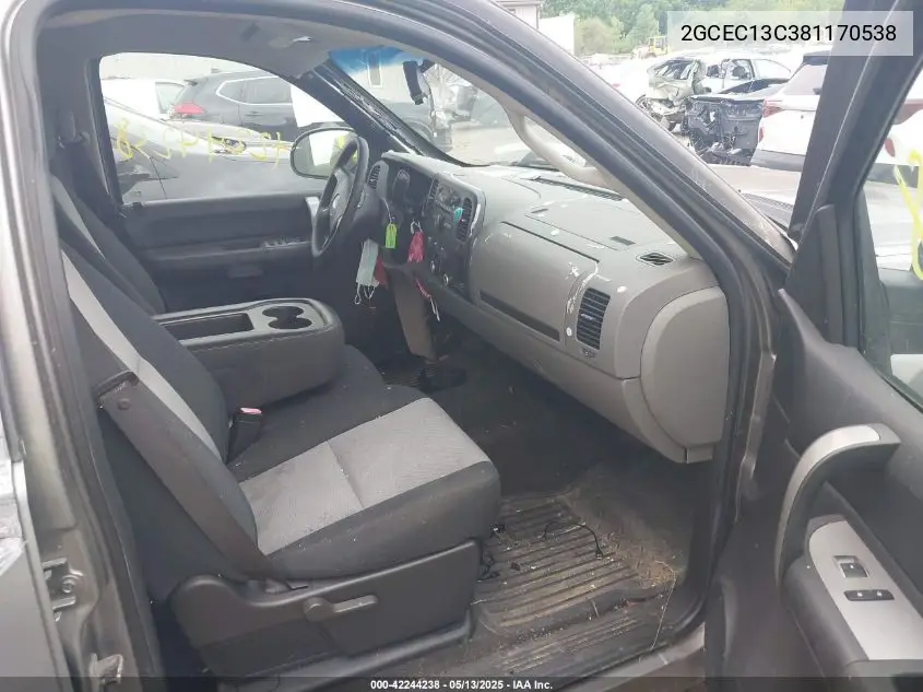 2008 Chevrolet Silverado 1500 Ls VIN: 2GCEC13C381170538 Lot: 42244238