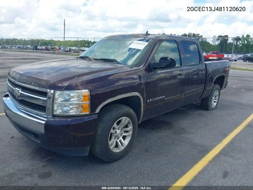 2008 Chevrolet Silverado 1500 Lt1 VIN: 2GCEC13J481120620 Lot: 42254393