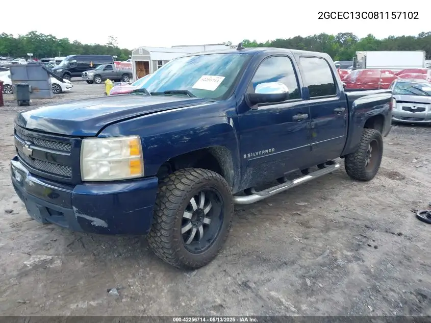 2008 Chevrolet Silverado 1500 Ls VIN: 2GCEC13C081157102 Lot: 42256714