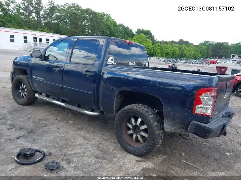 2008 Chevrolet Silverado 1500 Ls VIN: 2GCEC13C081157102 Lot: 42256714