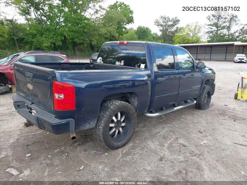 2008 Chevrolet Silverado 1500 Ls VIN: 2GCEC13C081157102 Lot: 42256714