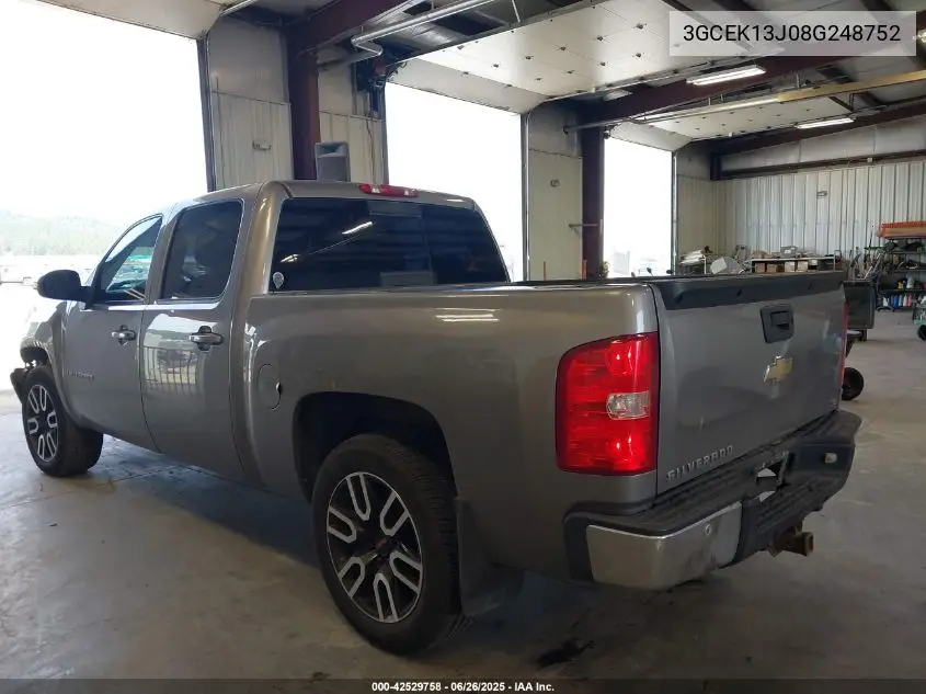2008 Chevrolet Silverado 1500 Ltz VIN: 3GCEK13J08G248752 Lot: 42529758