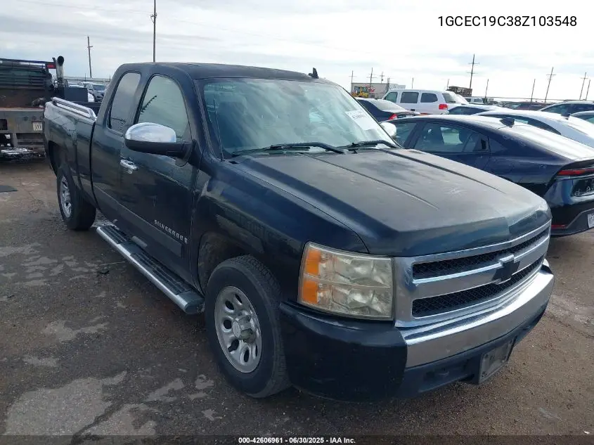 2008 Chevrolet Silverado 1500 Lt1 VIN: 1GCEC19C38Z103548 Lot: 42606961