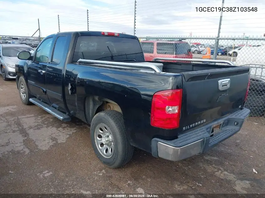 2008 Chevrolet Silverado 1500 Lt1 VIN: 1GCEC19C38Z103548 Lot: 42606961