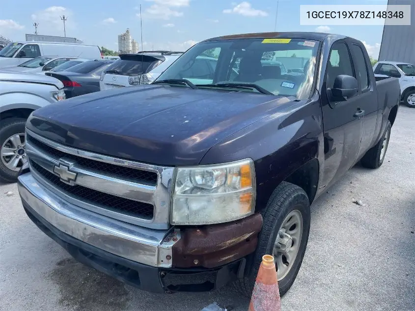 2008 Chevrolet Silverado C1500 VIN: 1GCEC19X78Z148348 Lot: 42622841