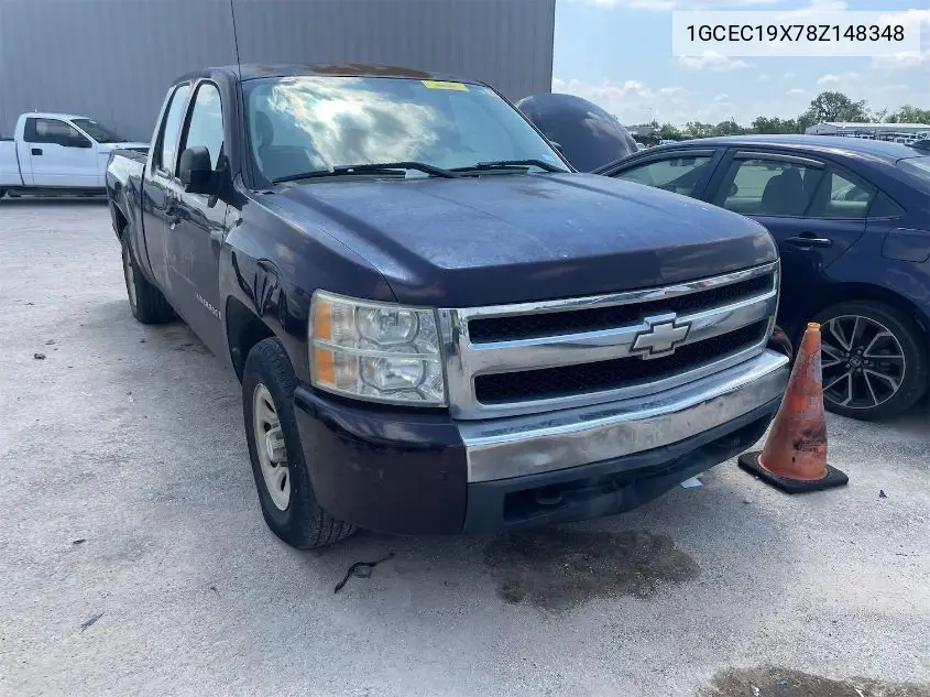 2008 Chevrolet Silverado C1500 VIN: 1GCEC19X78Z148348 Lot: 42622841