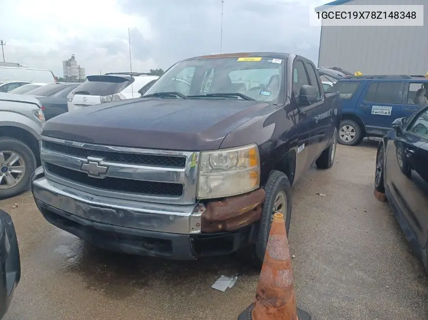 2008 Chevrolet Silverado C1500 VIN: 1GCEC19X78Z148348 Lot: 42622841
