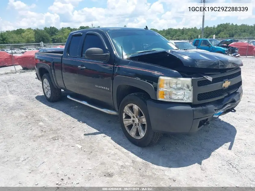 2009 Chevrolet Silverado 1500 Work Truck VIN: 1GCEK19C29Z288339 Lot: 42608436