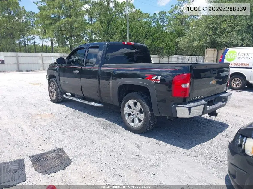 2009 Chevrolet Silverado 1500 Work Truck VIN: 1GCEK19C29Z288339 Lot: 42608436