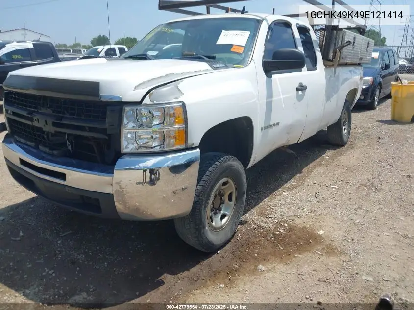 2009 Chevrolet Silverado 2500Hd Work Truck VIN: 1GCHK49K49E121414 Lot: 42779554