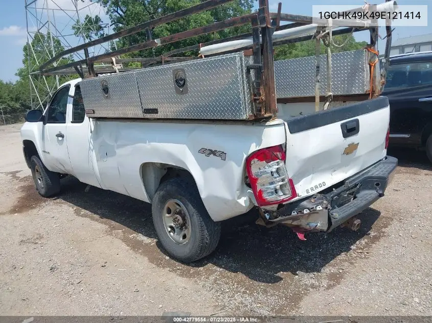 2009 Chevrolet Silverado 2500Hd Work Truck VIN: 1GCHK49K49E121414 Lot: 42779554