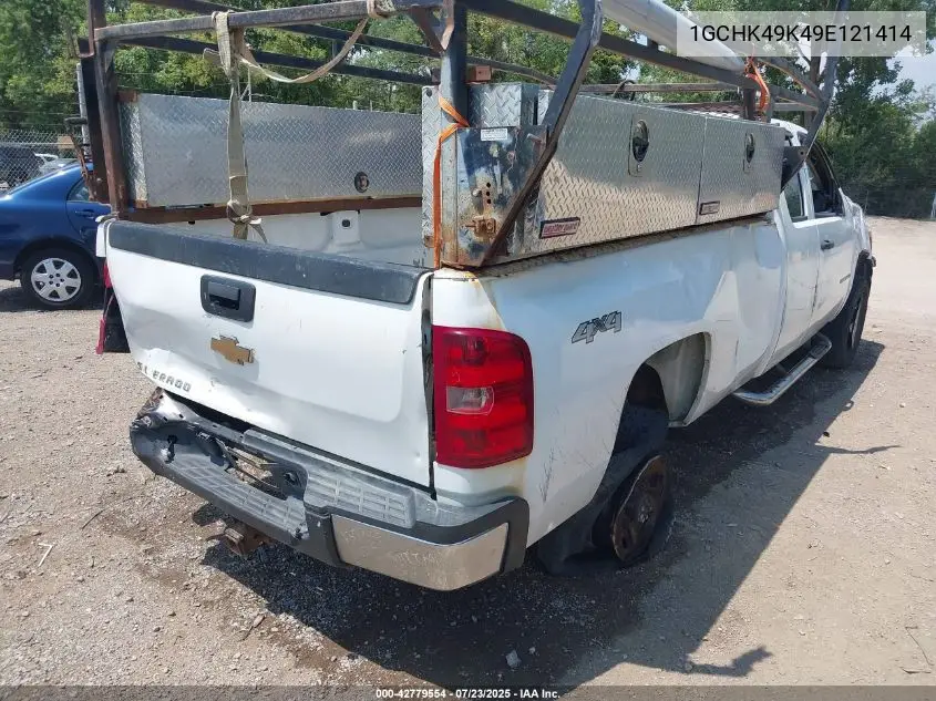 2009 Chevrolet Silverado 2500Hd Work Truck VIN: 1GCHK49K49E121414 Lot: 42779554