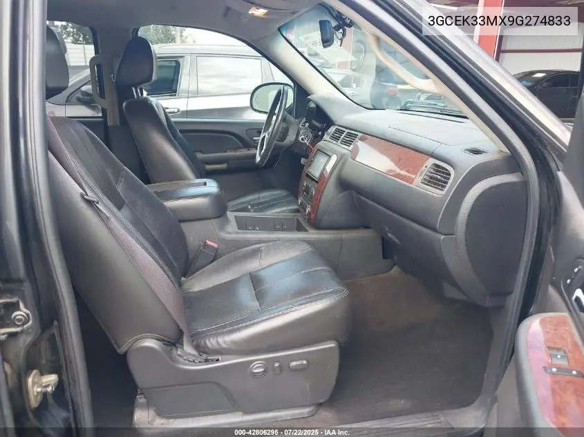 2009 Chevrolet Silverado 1500 Ltz VIN: 3GCEK33MX9G274833 Lot: 42806295
