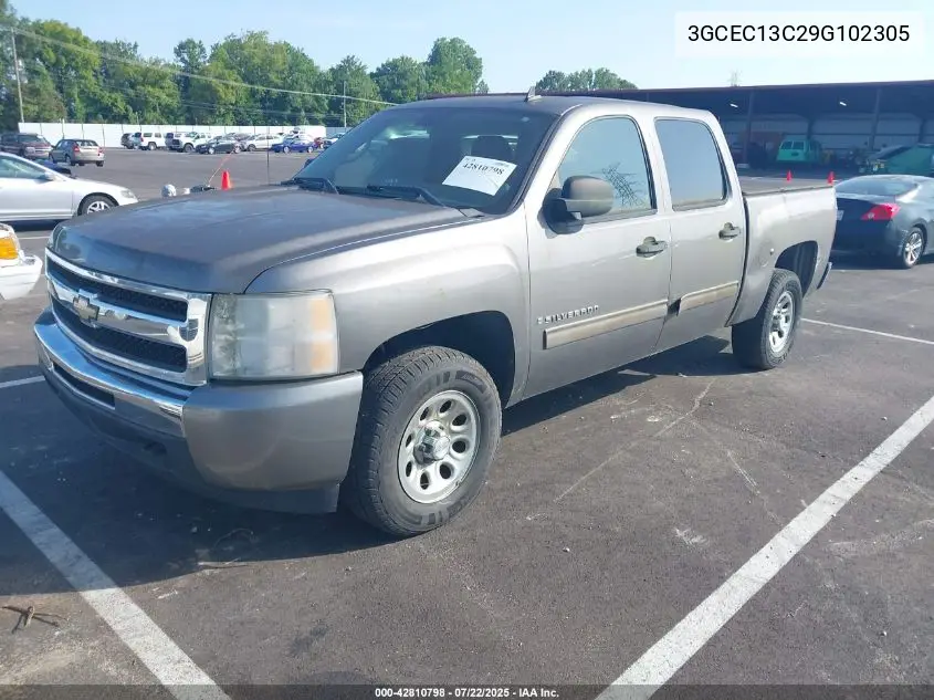 2009 Chevrolet Silverado 1500 Ls VIN: 3GCEC13C29G102305 Lot: 42810798