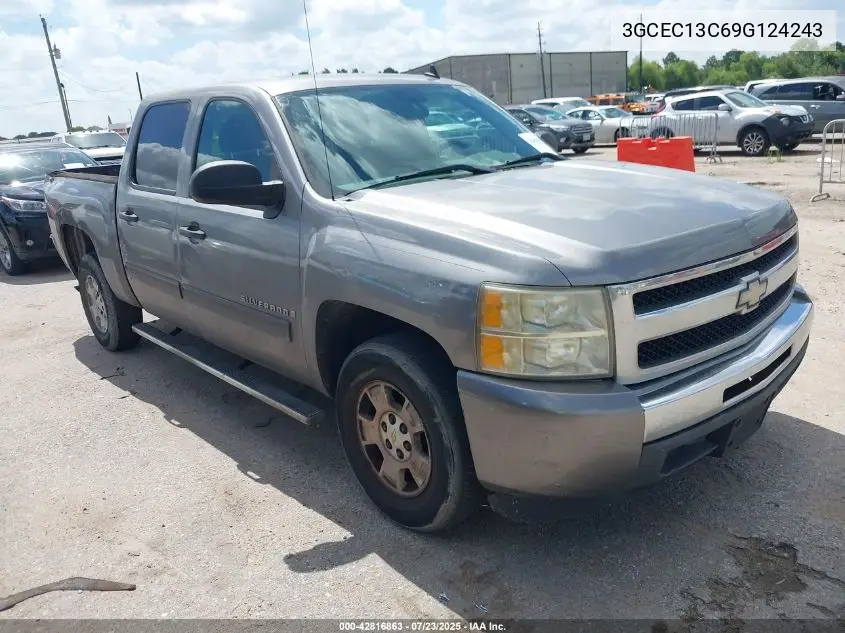 2009 Chevrolet Silverado 1500 Ls VIN: 3GCEC13C69G124243 Lot: 42816863