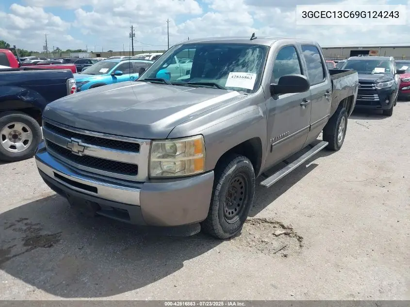 2009 Chevrolet Silverado 1500 Ls VIN: 3GCEC13C69G124243 Lot: 42816863