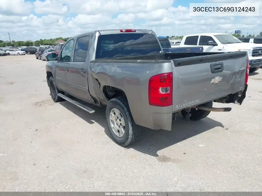2009 Chevrolet Silverado 1500 Ls VIN: 3GCEC13C69G124243 Lot: 42816863