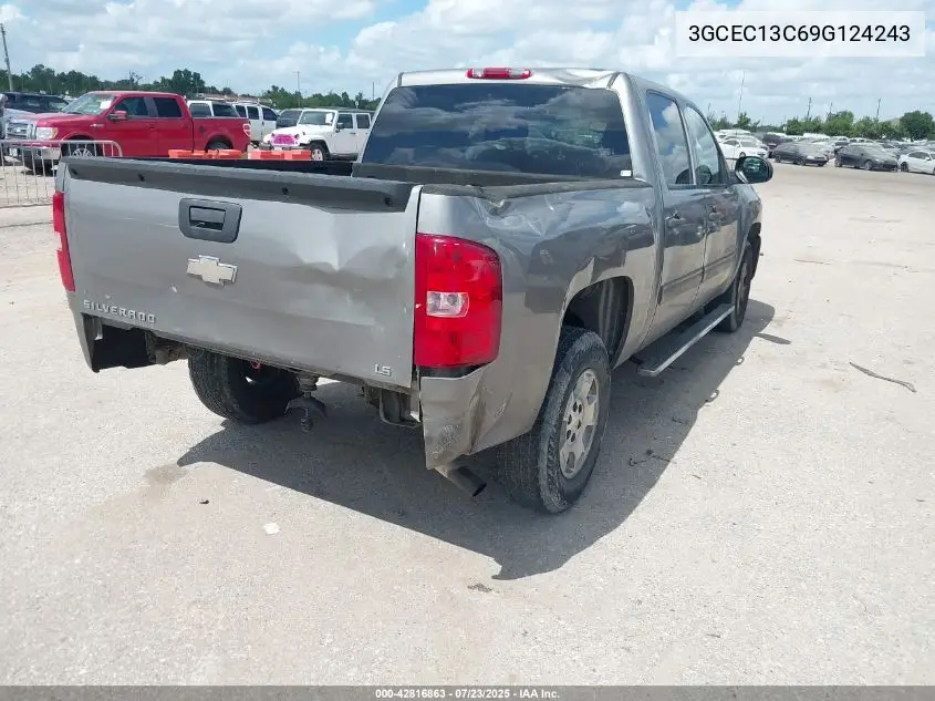 2009 Chevrolet Silverado 1500 Ls VIN: 3GCEC13C69G124243 Lot: 42816863