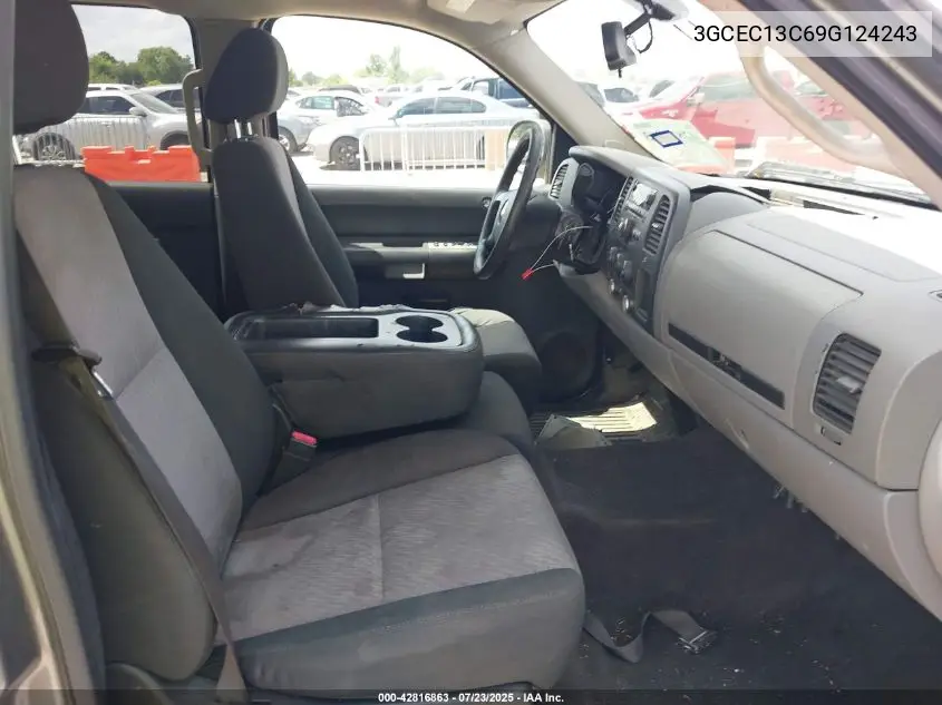 2009 Chevrolet Silverado 1500 Ls VIN: 3GCEC13C69G124243 Lot: 42816863