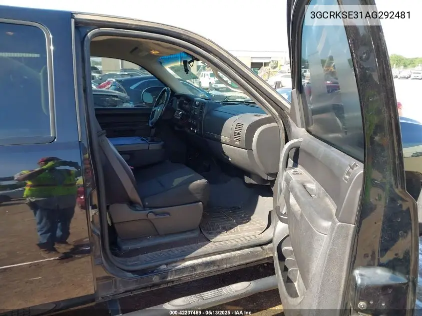 2010 Chevrolet Silverado 1500 Lt VIN: 3GCRKSE31AG292481 Lot: 42237469