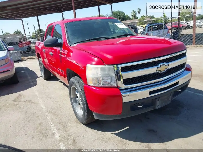 2010 Chevrolet Silverado C1500 Lt VIN: 3GCRCSE04AG140181 Lot: 42620082