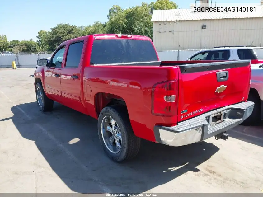 2010 Chevrolet Silverado C1500 Lt VIN: 3GCRCSE04AG140181 Lot: 42620082