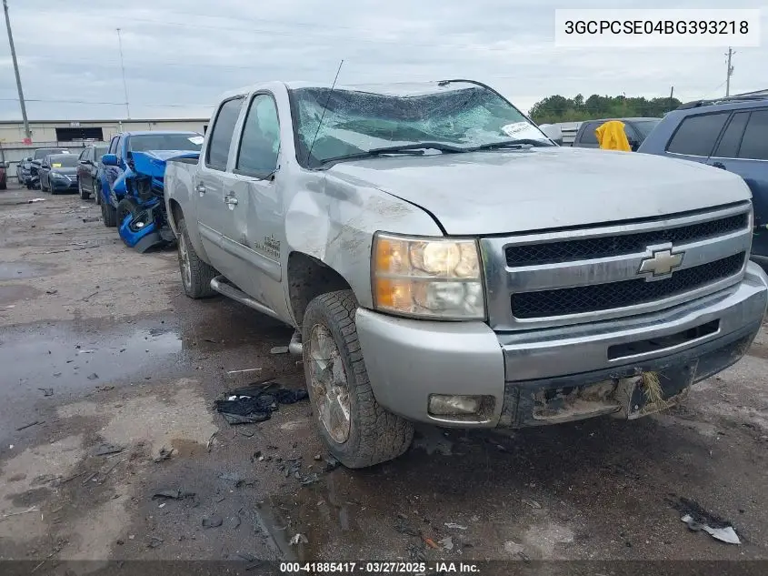 2011 Chevrolet Silverado 1500 Lt VIN: 3GCPCSE04BG393218 Lot: 41885417