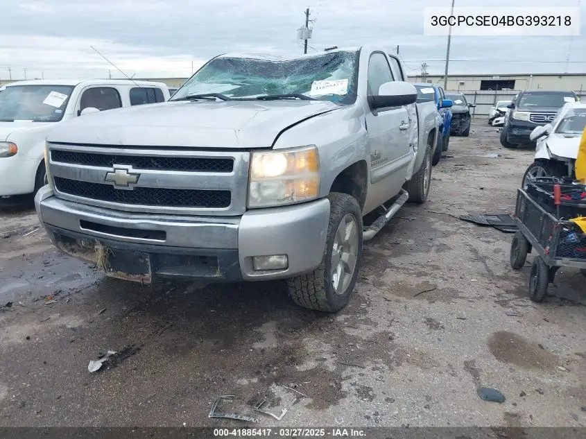 2011 Chevrolet Silverado 1500 Lt VIN: 3GCPCSE04BG393218 Lot: 41885417