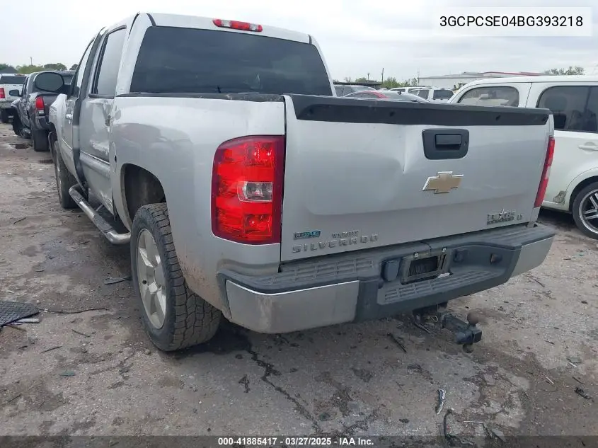 2011 Chevrolet Silverado 1500 Lt VIN: 3GCPCSE04BG393218 Lot: 41885417