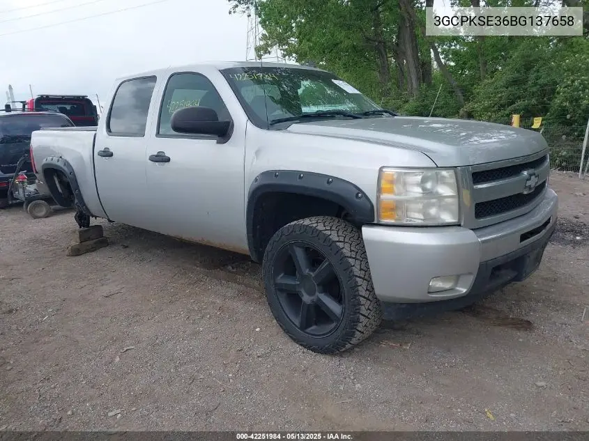 2011 Chevrolet Silverado 1500 Lt VIN: 3GCPKSE36BG137658 Lot: 42251984