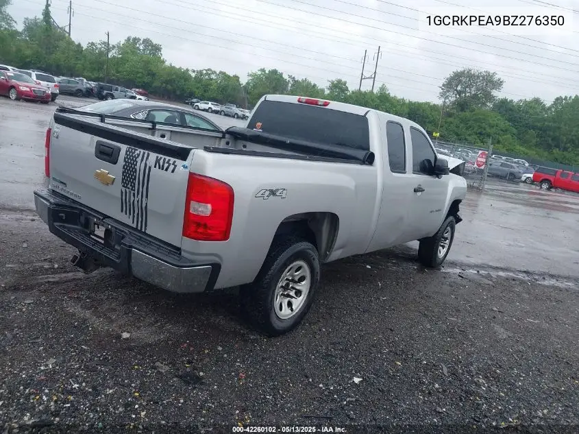 2011 Chevrolet Silverado 1500 Work Truck VIN: 1GCRKPEA9BZ276350 Lot: 42260102