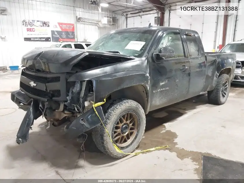 2011 Chevrolet Silverado 1500 Ltz VIN: 1GCRKTE38BZ131388 Lot: 42609373