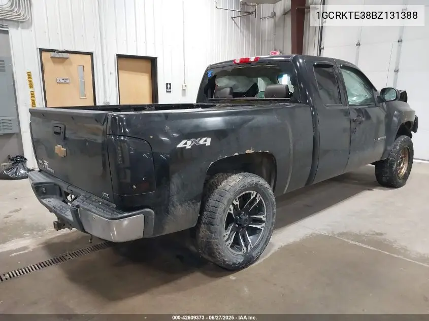 2011 Chevrolet Silverado 1500 Ltz VIN: 1GCRKTE38BZ131388 Lot: 42609373