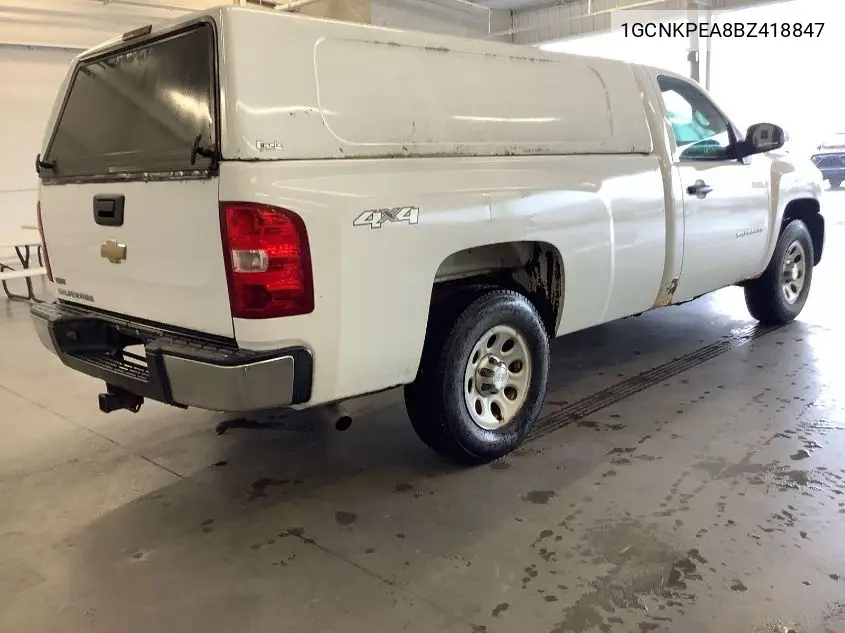 2011 Chevrolet Silverado 1500 Work Truck VIN: 1GCNKPEA8BZ418847 Lot: 42624609