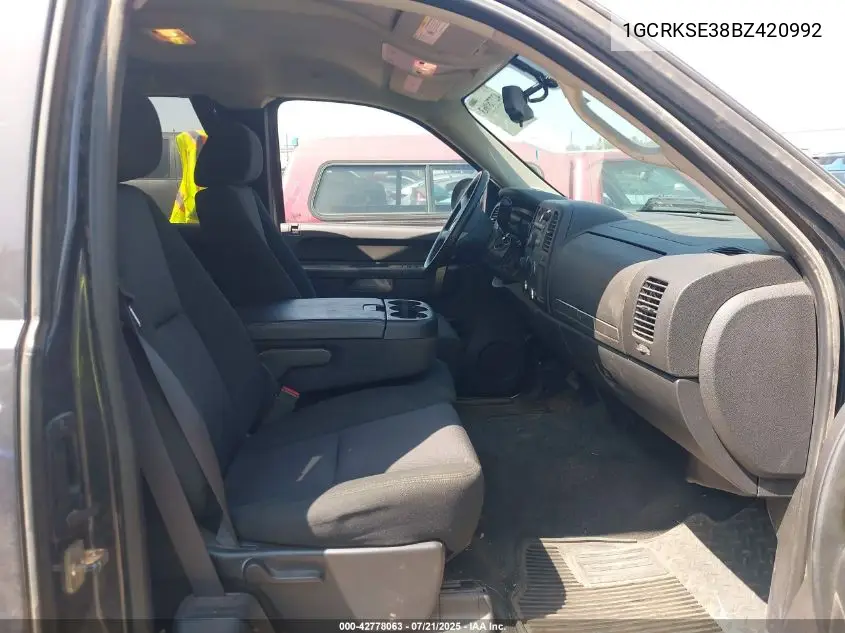 2011 Chevrolet Silverado 1500 Lt VIN: 1GCRKSE38BZ420992 Lot: 42778063