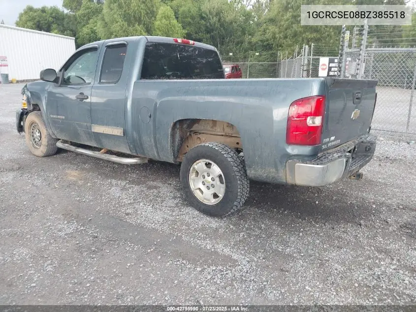 2011 Chevrolet Silverado 1500 Lt VIN: 1GCRCSE08BZ385518 Lot: 42795950
