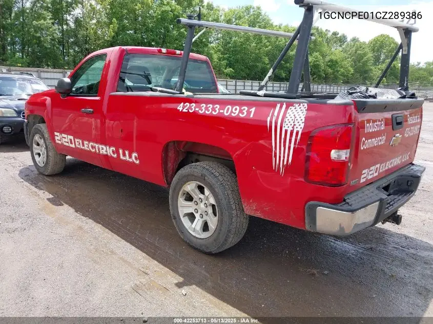 2012 Chevrolet Silverado 1500 Work Truck VIN: 1GCNCPE01CZ289386 Lot: 42253713