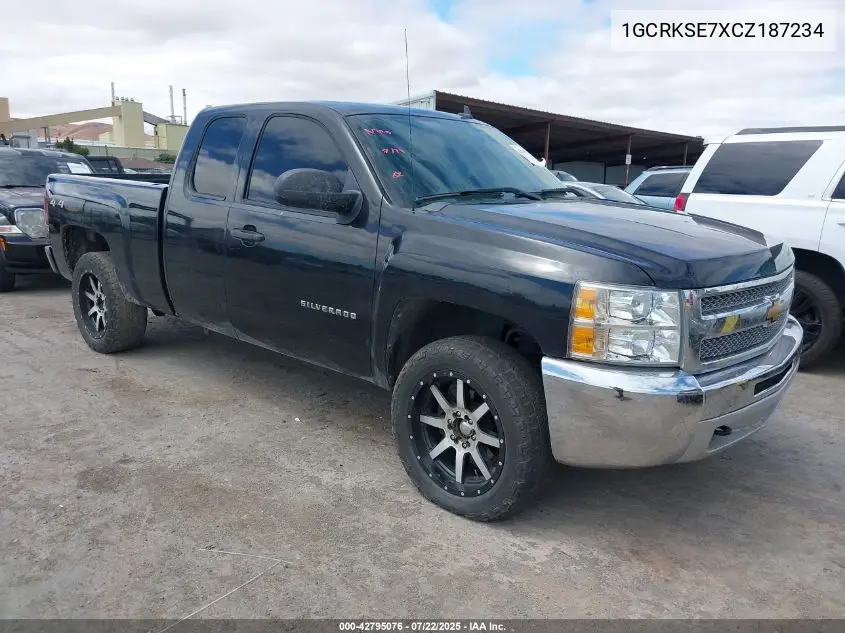 2012 Chevrolet Silverado 1500 Lt VIN: 1GCRKSE7XCZ187234 Lot: 42795076