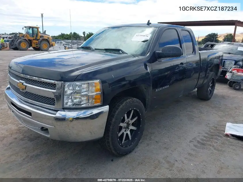 2012 Chevrolet Silverado 1500 Lt VIN: 1GCRKSE7XCZ187234 Lot: 42795076