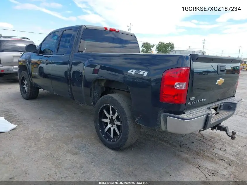 2012 Chevrolet Silverado 1500 Lt VIN: 1GCRKSE7XCZ187234 Lot: 42795076
