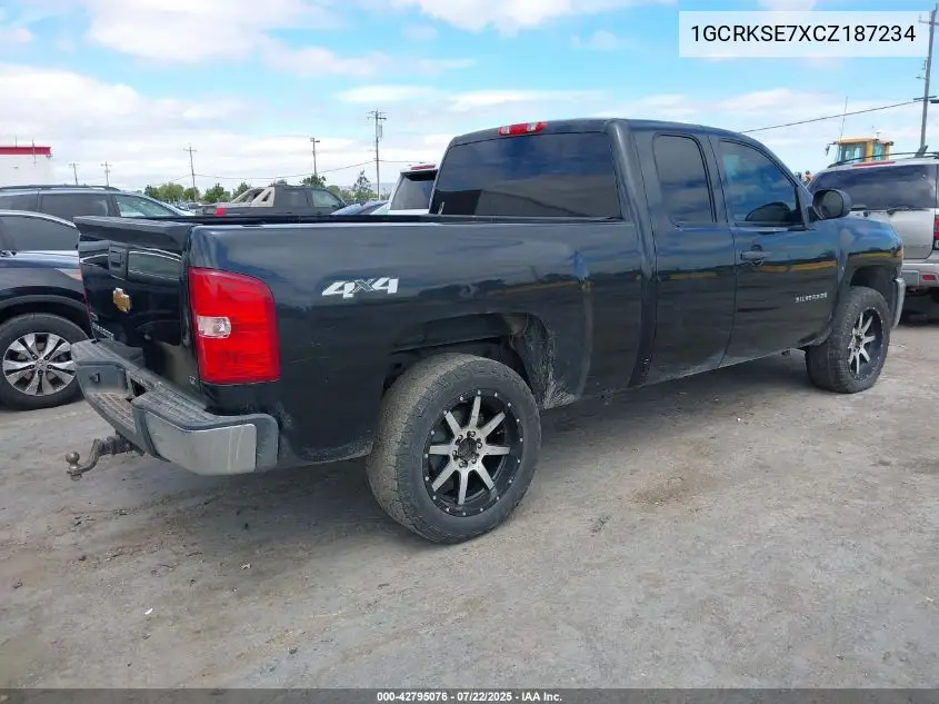 2012 Chevrolet Silverado 1500 Lt VIN: 1GCRKSE7XCZ187234 Lot: 42795076