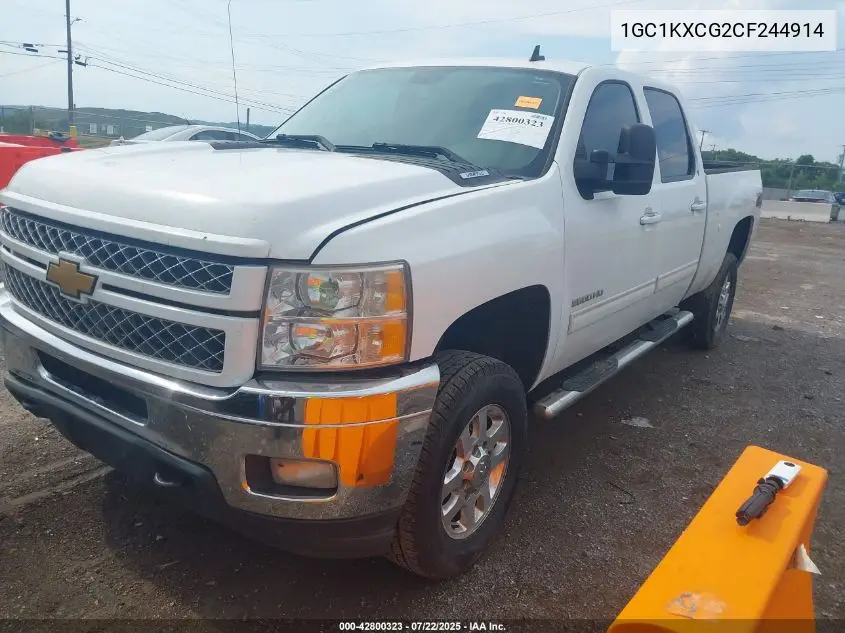 2012 Chevrolet Silverado 2500Hd Lt VIN: 1GC1KXCG2CF244914 Lot: 42800323