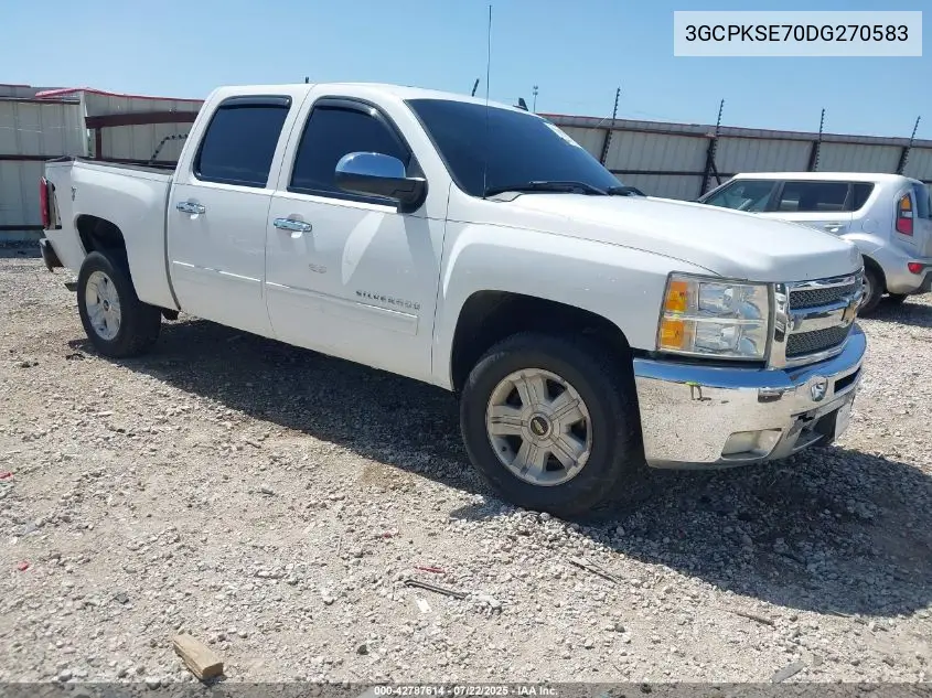 2013 Chevrolet Silverado 1500 Lt VIN: 3GCPKSE70DG270583 Lot: 42787614