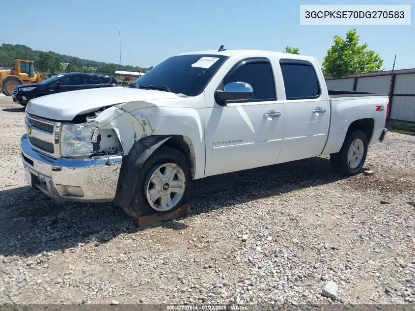 2013 Chevrolet Silverado 1500 Lt VIN: 3GCPKSE70DG270583 Lot: 42787614
