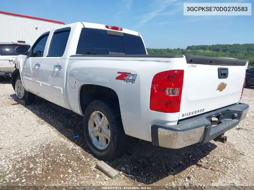 2013 Chevrolet Silverado 1500 Lt VIN: 3GCPKSE70DG270583 Lot: 42787614