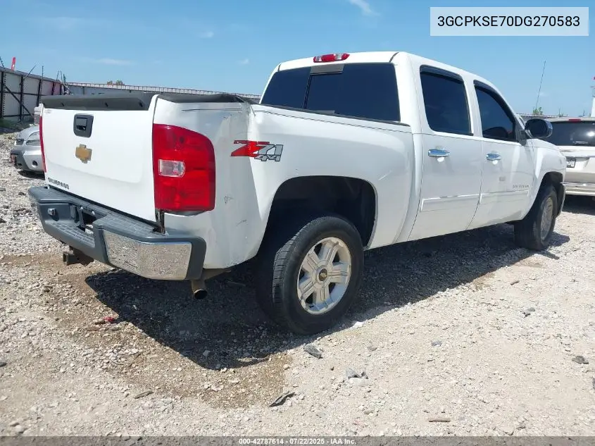 2013 Chevrolet Silverado 1500 Lt VIN: 3GCPKSE70DG270583 Lot: 42787614