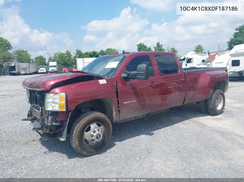 2013 Chevrolet Silverado 3500Hd Ltz VIN: 1GC4K1C8XDF187186 Lot: 42817959