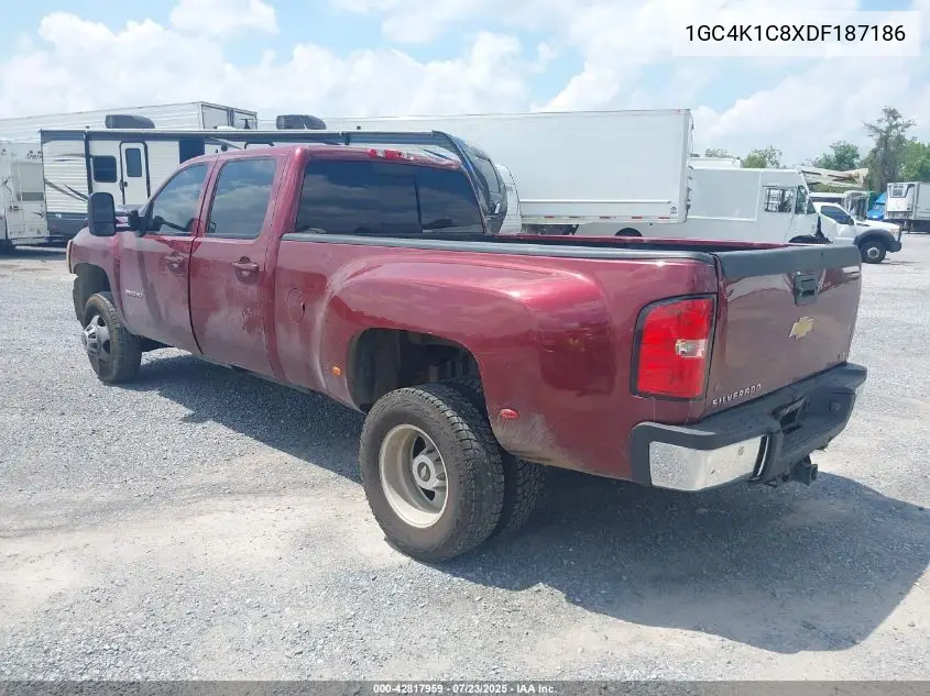 2013 Chevrolet Silverado 3500Hd Ltz VIN: 1GC4K1C8XDF187186 Lot: 42817959