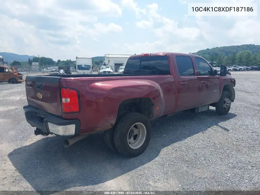 2013 Chevrolet Silverado 3500Hd Ltz VIN: 1GC4K1C8XDF187186 Lot: 42817959