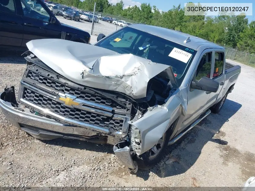 2014 Chevrolet Silverado 1500 Work Truck 2Wt VIN: 3GCPCPEC1EG120247 Lot: 42257733